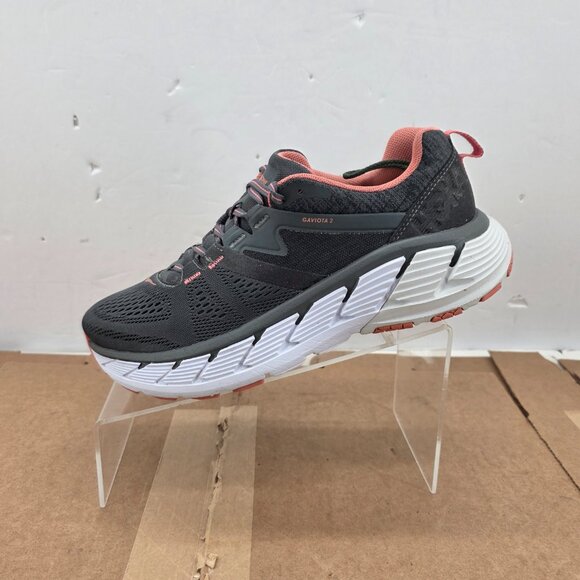 Hoka One One Gaviota 2 Womens Dark Shadow Lantana 1099630-DSLN Sz 9 - Picture 11 of 13